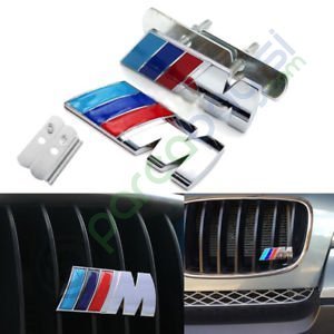 Bmw ///M Metal 3D Amblem Ön Panjur Logosu Orjinal Style