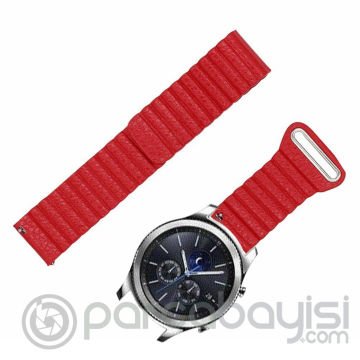 Ally 22MM Samsung Gear S3 Watch 4 46mm Deri Loop Kayış