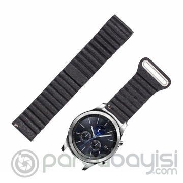 Ally 22MM Samsung Gear S3 Watch 4 46mm Deri Loop Kayış