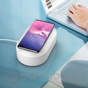 ALLY 15W Hızlı Kablosuz Wireless Şarj+Ultraviyole Sterilizer- Uv box