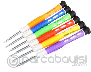 Best-886e 6 Parça Telefon ve Saat Profesyonel Tornavida Tamir Seti