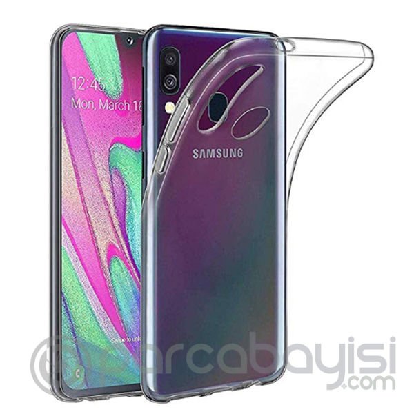 Ally Sm Galaxy A40 Ultra Koruma Soft Şeffaf Silikon Kılıf