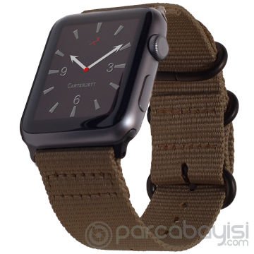 Ally Apple Watch 7-8 45mm 6-5-4 44mm Nylon Kayış 3 Tokalı 3-2-1 42mm