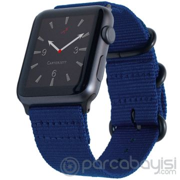 Ally Apple Watch 7-8 45mm 6-5-4 44mm Nylon Kayış 3 Tokalı 3-2-1 42mm