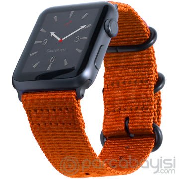Ally Apple Watch 7-8 41mm 6-5-4 40mm Nylon Kayış 3 Tokalı 3-2-1 38mm