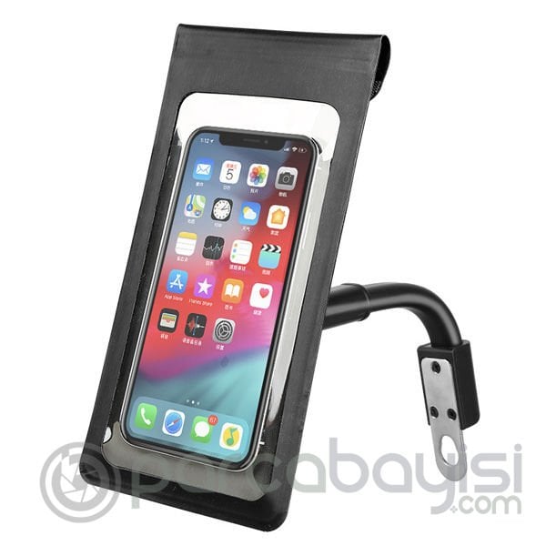 ALLY F1-M Su Geçirmez Bisiklet Dikiz Aynası Telefon Tutucu