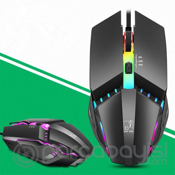 ALLY K3  Işıklı Kablolu Oyuncu- Gaming Mouse