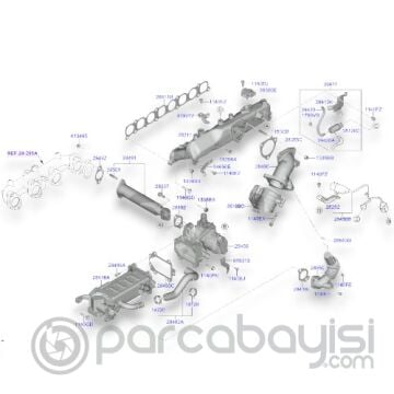 Kia - Hyundai EGR Valfi Orjinal | 284104A650