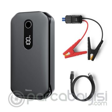 Baseus Super Energy Pro Car 12000mAh,1000A Marş Aküsü ve Güç Bankası Jump Starter