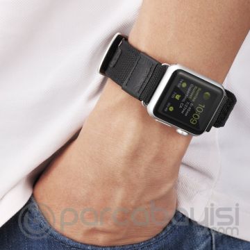 Ally Apple Watch 7-8 45mm 6-5-4 44mm Jeep Nylon Kayış Kordon 3-2-1 42mm