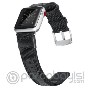 Ally Apple Watch 7-8 45mm 6-5-4 44mm Jeep Nylon Kayış Kordon 3-2-1 42mm