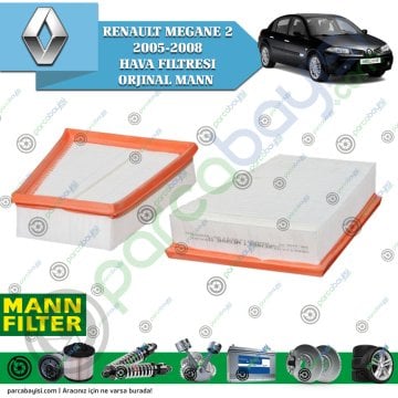 Renault Megane 2 Hava Filtresi Orjinal Mann 8200378889