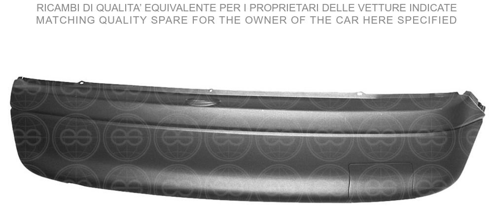 TAMPON ARKA PÜTÜRLÜ SİYAH OPEL CORSA B 1997-2000 | 90541863 | 90541863