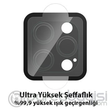 ALLY İPhone 14 Pro-Pro Max Tempered Glass Cam Kamera Koruyucu