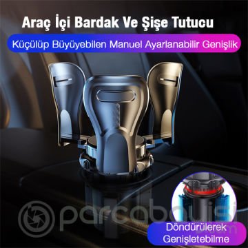 ALLY SB-6099 Araç İçi Ayarlanabilir Bardak Ve Şişe Tutucu