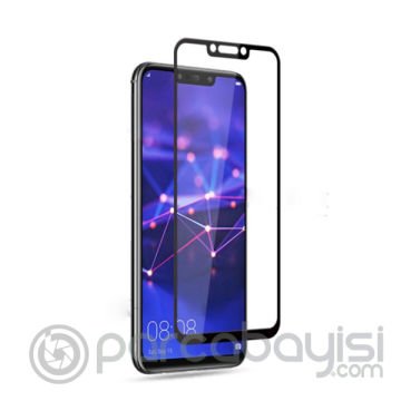 Huawei Mate 20 Lite Full Glue Tempered Full Cam Ekran Koruyucu