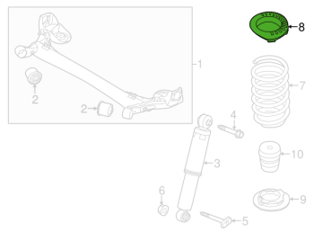 Kia Rio Arka Helezon Üst Takozu Orjinal | 553311W000