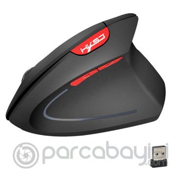 HXSJ T24 2400 DPI Kablosuz Dikey Fare 2.4G Optik Mouse