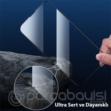 Ally iPhone 14 6.1 Full Glue-Tempered Cam Ekran Koruyucu