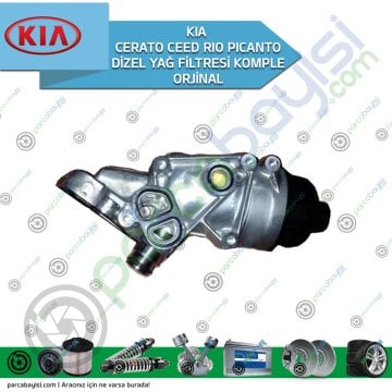 Yağ Filtresi Komple Dizel Orjinal Picanto Cerato Rio Ceed Uyumlu | 263102A002