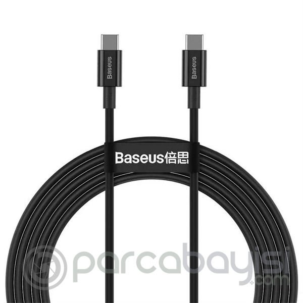 Baseus Superior Series 100W Type-C to Type-C Hızlı Data Şarj Kablosu 2m