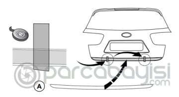 Kia Sorento Arka Bagaj Çıtası Krom Orjinal | C5491ADE00ST