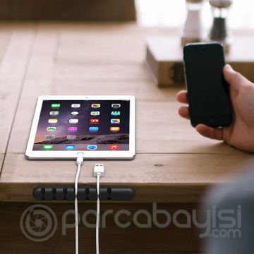 Orico Cbs7 Kablo Tutucu Masa Kenarı Yapışkanlı Kablo Tutucu