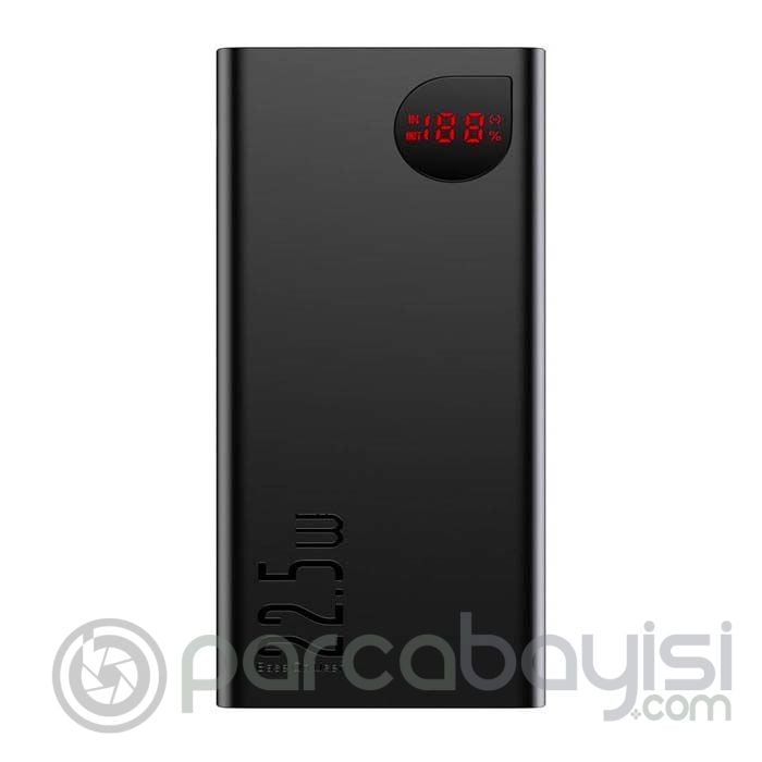 Baseus 22.5W Hızlı Şarj 20000 mAh Powerbank Metal Kasa LED Göstergeli