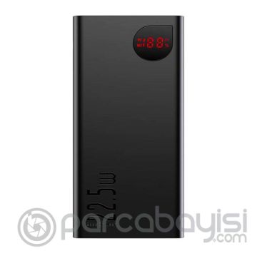 Baseus 22.5W Hızlı Şarj 20000 mAh Powerbank Metal Kasa LED Göstergeli