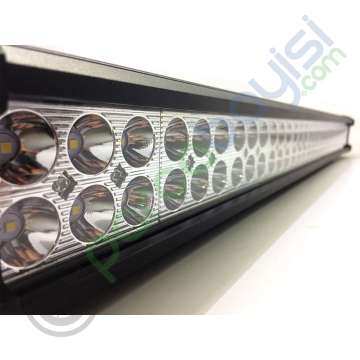 Off Road Led Bar 288W Led Işık Çift Sıra 10-30V 128 Cm Ultra Parlak 96 Led Sis Gündüz Farı Yeni Nesil