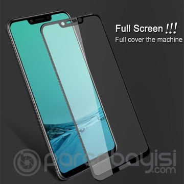 Huawei Honor Play Full Glue Tempered Full Cam Ekran Koruyucu