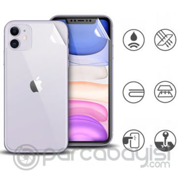 İPhone 11 6.1 Film Ön Arka Full Koruyucu Membran Nano Hidrojel Koruyucu Set