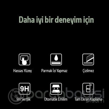 Ally iPhone 14 Pro Max 6.7 Full Glue-Tempered Cam Ekran Koruyucu