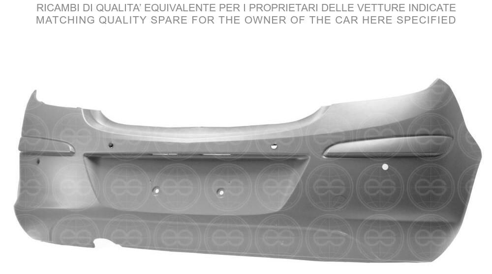 TAMPON ÖN ASTARLI FAR DELİKLİ 4 SENSÖRLÜ VOLKSWAGEN GOLF VI 2008-2012 | 5K0807217BQGRU | 5K0807217BQGRU