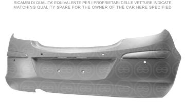 TAMPON ÖN ASTARLI FAR DELİKLİ 4 SENSÖRLÜ VOLKSWAGEN GOLF VI 2008-2012 | 5K0807217BQGRU | 5K0807217BQGRU