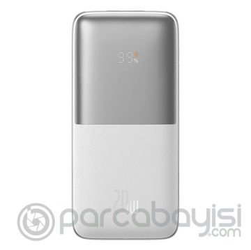 Baseus Bipow Pro 20W Dijital Göstergeli 10000mAh Hızlı Şarj Powerbank
