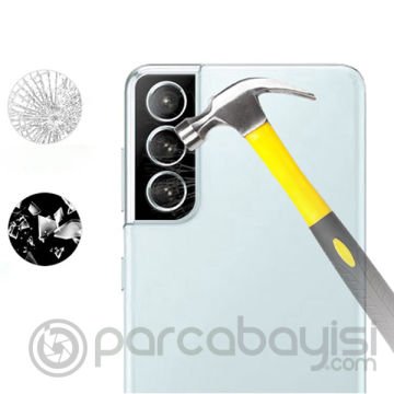 ALLY SM Galaxy S21+Plus HD 3D Full Tempered Cam Kamera Koruyucu
