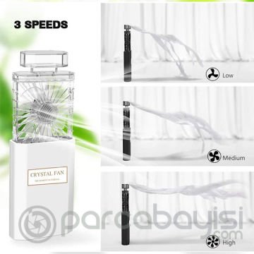 ALLY Parfüm Şekli Taşınabilir Portatif Mini Fan Vantilatör