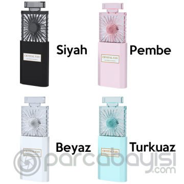 ALLY Parfüm Şekli Taşınabilir Portatif Mini Fan Vantilatör