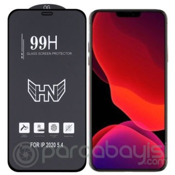 iPhone 12 mini 5.4 3D Full High Aluminum Tempered Cam Ekran Koruyucu