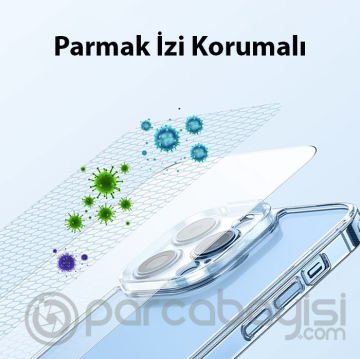 Baseus SuperCeramic Series iPhone 14 Pro Max Koruyucu Cam Kılıf+Full Tempered Ekran Koruyucu Set