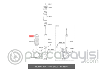 Kia Ceed Arka Helezon Sacı Ust Orjinal | 553412R000