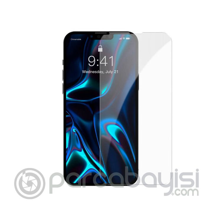 Baseus iPhone 13 Mini 0.3mm Tempered Full Cam Ekran Koruyucu 2 Adet Set