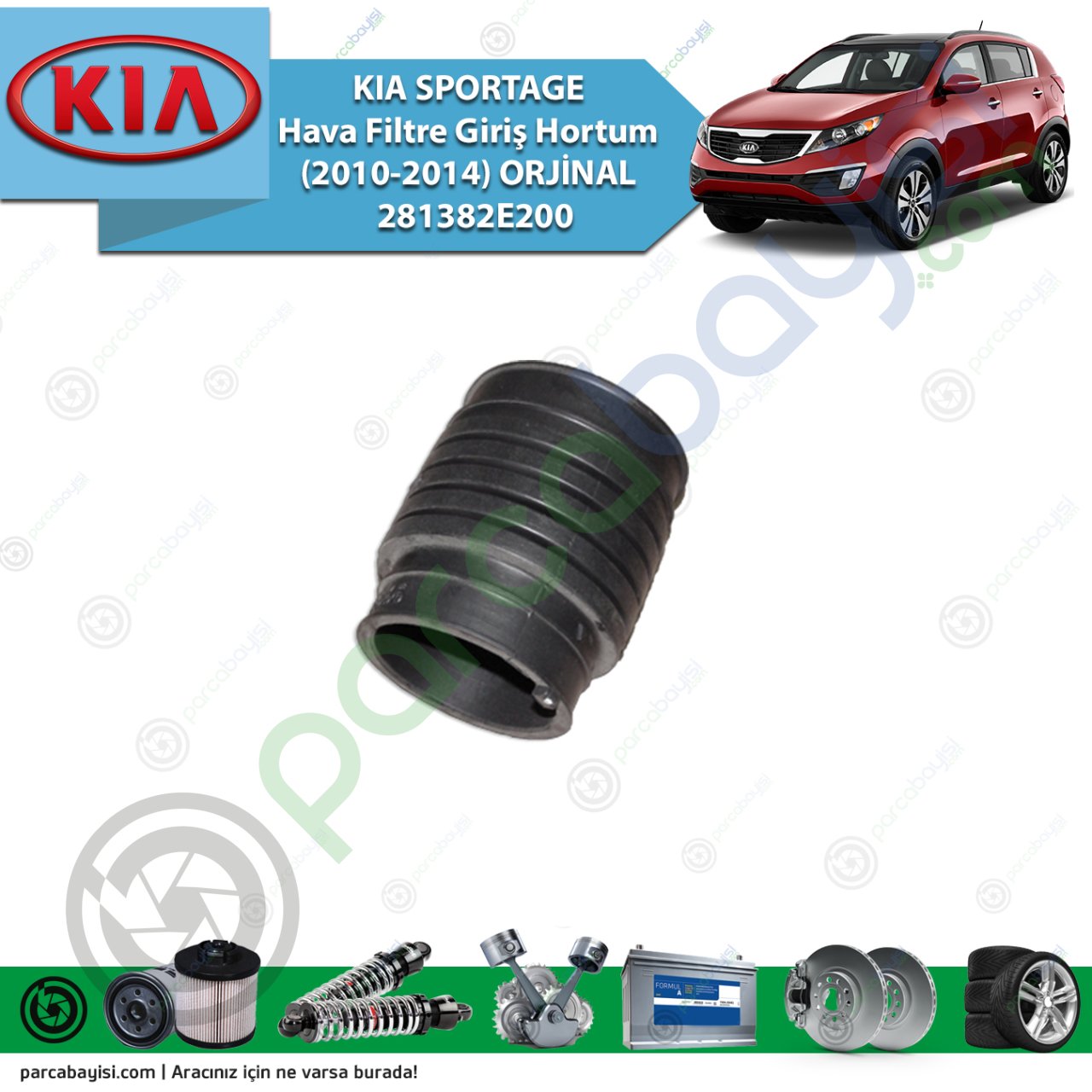 Kia Sportage Hava Filtre Giriş Hortum (2010-2014) Orijinal | 281382E200