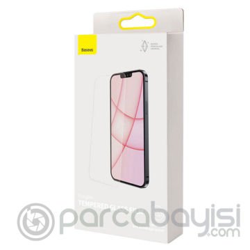 Baseus iPhone 13 Pro Max 0.3mm Tempered Full Cam Ekran Koruyucu 2 Adet Set