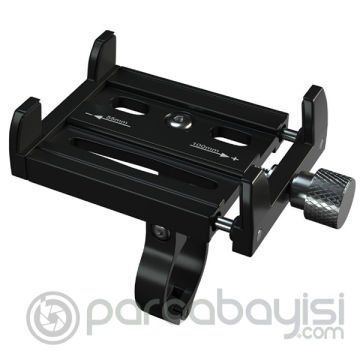 ALLY KR01 Bisiklet Motosiklet Gidon Telefon Tutucu,Metal Vidalı