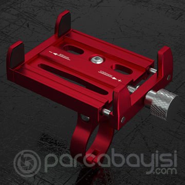 ALLY KR01 Bisiklet Motosiklet Gidon Telefon Tutucu,Metal Vidalı