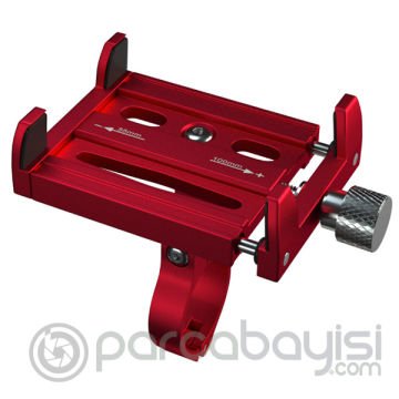 ALLY KR01 Bisiklet Motosiklet Gidon Telefon Tutucu,Metal Vidalı