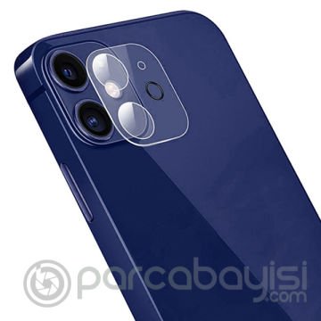GOR İPhone 12 6.1 Best Full Tempered Cam Kamera Koruyucu 2Adet Set