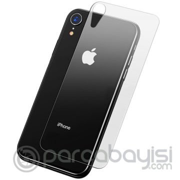 İPhone XR 6.1 Arka Kırılmaz Tempered Cam  Koruyucu